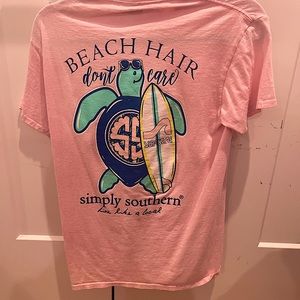 simply souther pink T